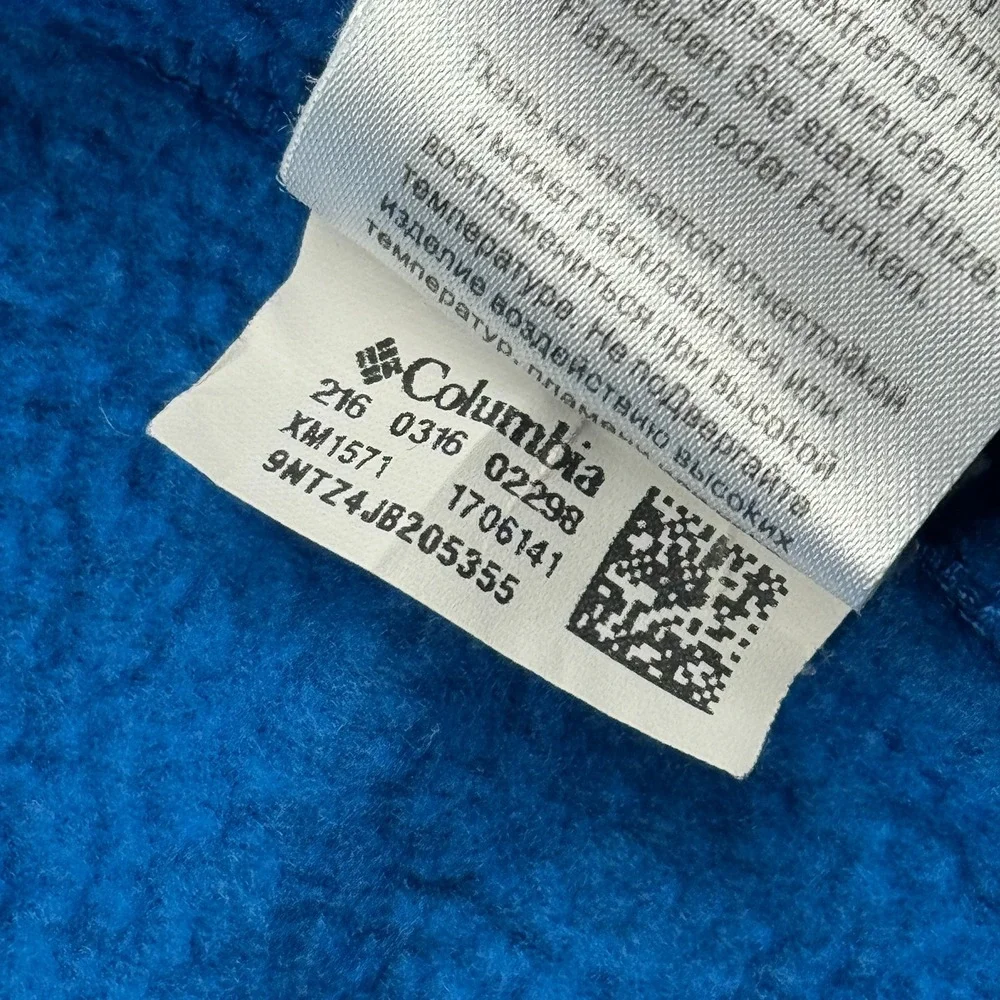 Columbia Jacket Men Large Blue Gray Steens Mountain Full Zip 2.0  Fleece Outdoor